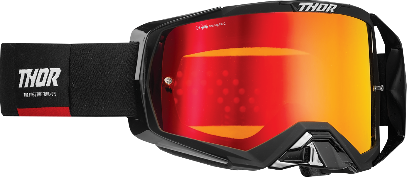 THOR 2601-2794 Activate Goggle Black/Red Iridium Mirror Lens