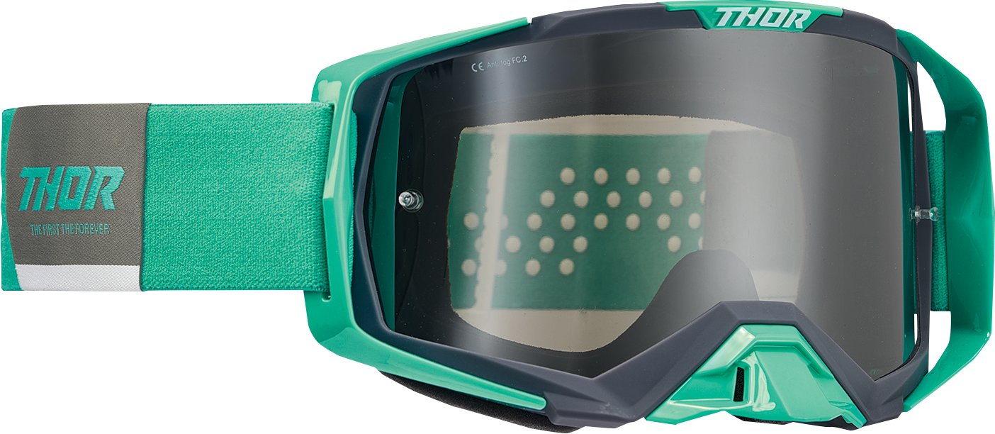 THOR 2601-2796 2020s Activate Goggle Teal/Charcoal Smoke Mirror Lens