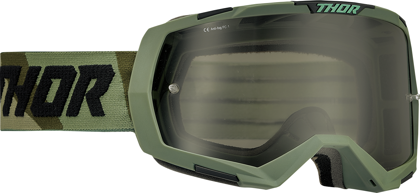 THOR 2601-2966 2020s Regiment Goggle Camo/Black Smoke Lens