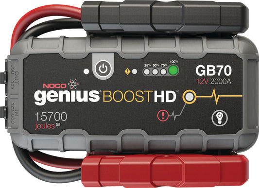 NOCO GENIUS NOCO GENIUS GB70 Boost Lithium Jump Pack - 2000 Amps - Fits Most Small to Large Vehicles GB70