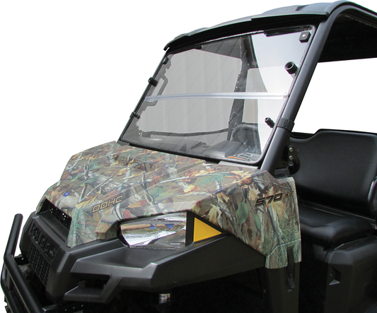 Seizmik 50-24003KIT Versa-Fold Polycarbonate Folding Windshield Polaris Ranger Mid-Size Moto House MX