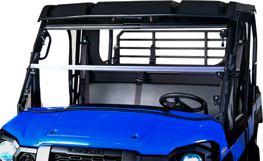 Seizmik 50-26095KIT Versa-Fold Hard Coated Polycarbonate Folding Windshield Kawasaki Mule PRO Moto House MX