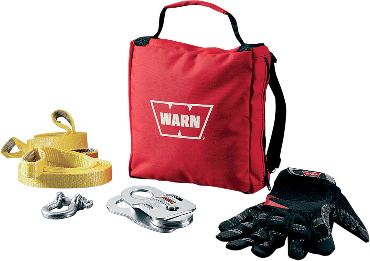 WARN Accessory Kit 88915 for ATV Winches with Shackle & Snatch Block