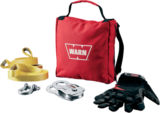 WARN Accessory Kit 88915 for ATV Winches with Shackle & Snatch Block