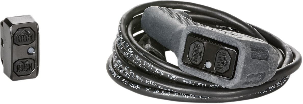 WARN 101140 Axon 45-S Series 4500 lb Heavy Duty Power Recovery Winch with Integrated Motactor 50 Foot Synthetic Rope and Hublock Clutch for Can-Am Defender Yamaha Wolverine RMAX UTVs - Moto-House MX