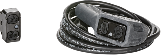 WARN 101140 Axon 45-S Series 4500 lb Heavy Duty Power Recovery Winch with Integrated Motactor 50 Foot Synthetic Rope and Hublock Clutch for Can-Am Defender Yamaha Wolverine RMAX UTVs - Moto-House MX