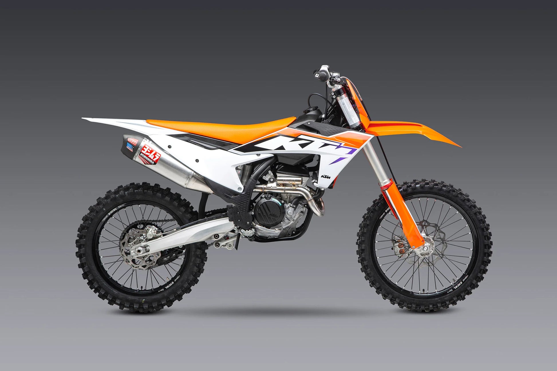 Yoshimura 262540S320 RS-12 Stainless Full Exhaust with Resonator Header for 2023 KTM 250 SX-F - Moto-House MX