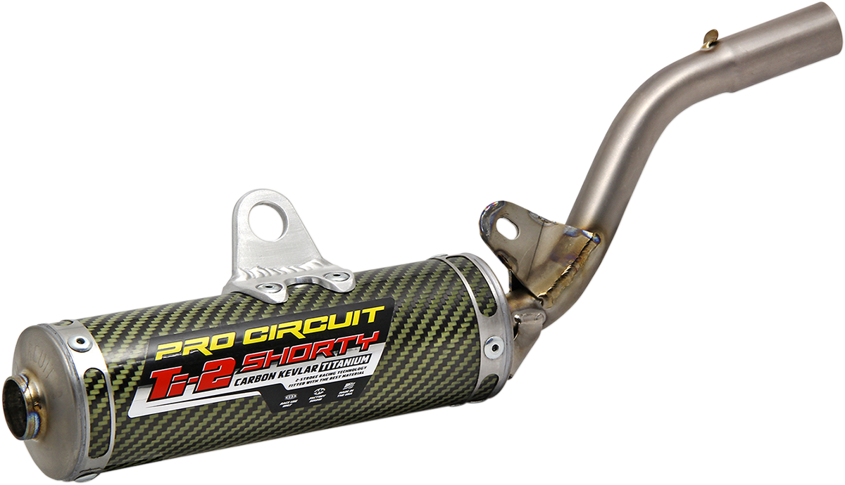 PRO CIRCUIT Ti-2 Silencer 1121485K for Closed-Course Racing