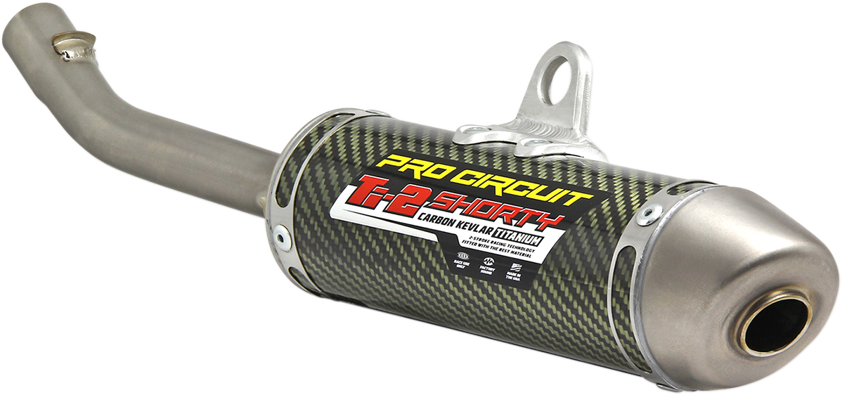 PRO CIRCUIT Ti-2 Silencer 1111412K for Closed-Course Racing