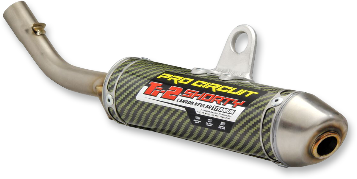 PRO CIRCUIT Ti-2 Silencer 1151665K for Closed-Course Racing
