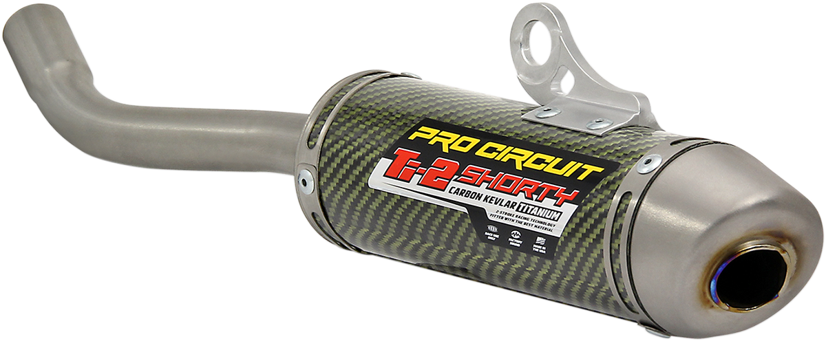 PRO CIRCUIT Ti-2 Silencer 1131412K for Closed-Course Racing