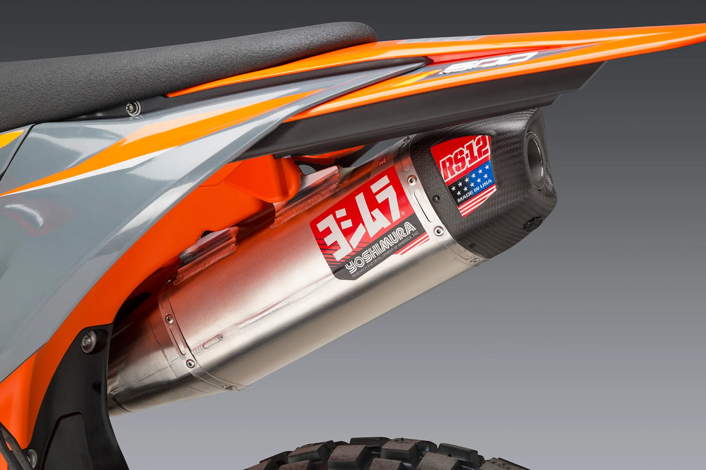 Yoshimura 265000S320 RS-12 Stainless Full Exhaust System for 2020-2023 KTM 500 EXC-F and Husqvarna FE 501 - Moto-House MX
