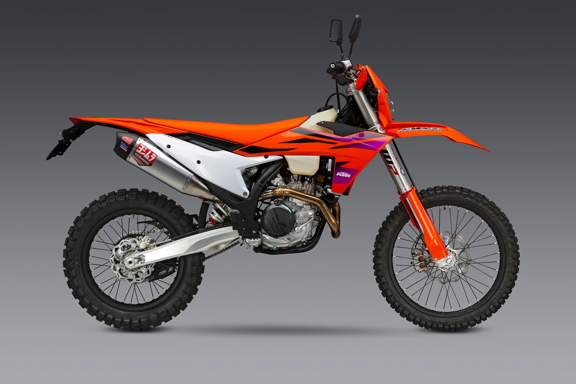 Yoshimura 262540S320 RS-12 Stainless Full Exhaust with Resonator Header for 2023 KTM 250 SX-F - Moto-House MX