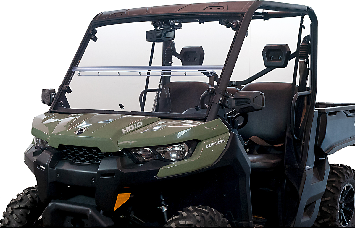 Seizmik 50-25037KIT Versa-Fold Polycarbonate Folding Windshield Can-Am Defender Moto House MX
