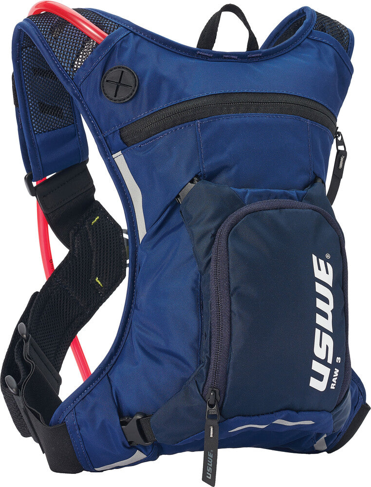USWE Moto Hydro 3L Hydration Pack 2.0 Liter Adventure Fit Factory Blue