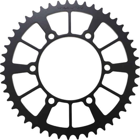 MOOSE OFFROAD 1210-2126 Bright Zinc Plated 47 Tooth C45 Carbon Steel Rear Drive Sprocket with Lightening Holes for 525 Chain on Triumph Tiger 800 XC XCx XR XRx XRT - Moto-House MX