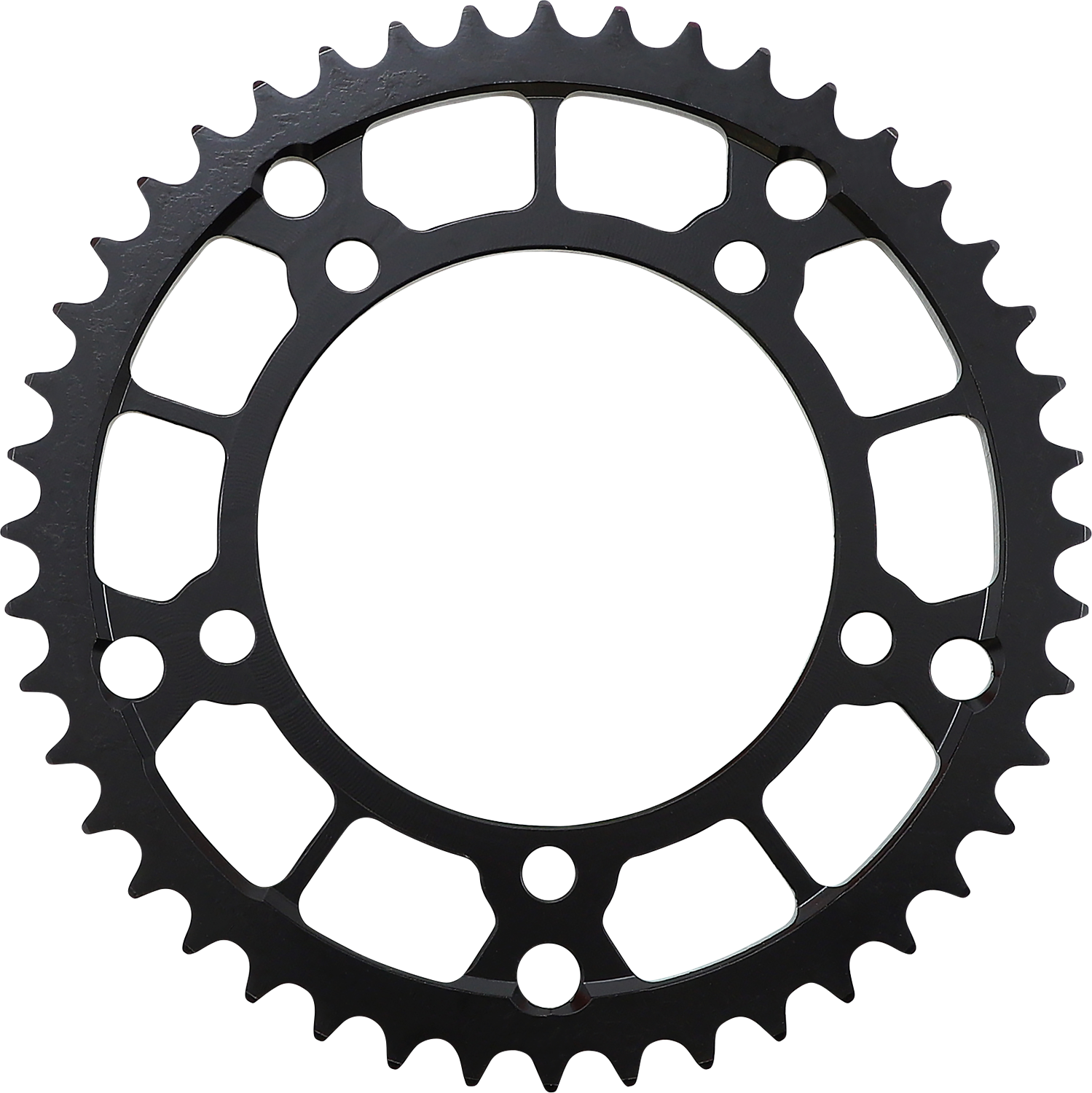 MOOSE OFFROAD 1210-2125 Bright Zinc Plated 44 Tooth 530 Chain Size CNC Machined C45 High Carbon Steel Rear Drive Sprocket with Lightening Holes for Triumph Tiger 1050 ABS SE Adventure Motorcycles - Moto-House MX