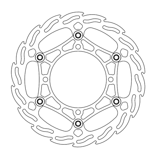 MOTO-MASTER Brake Rotor - Front - Flame 111037-PU
