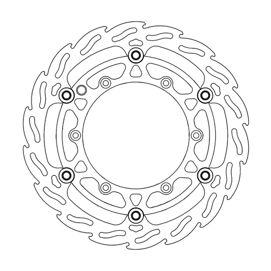 Moto-Master Brake Rotor - Flame 112083-PU