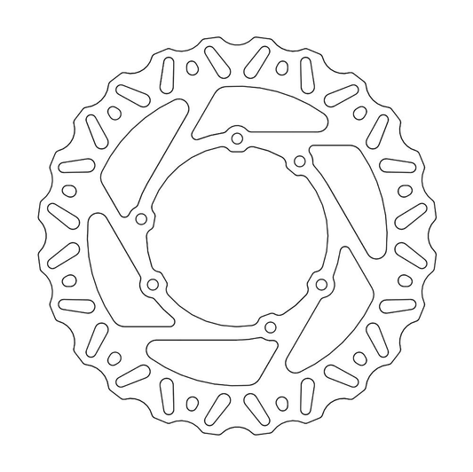 MOTO-MASTER Brake Rotor - Nitro 110355-PU - Yamaha YZ450F