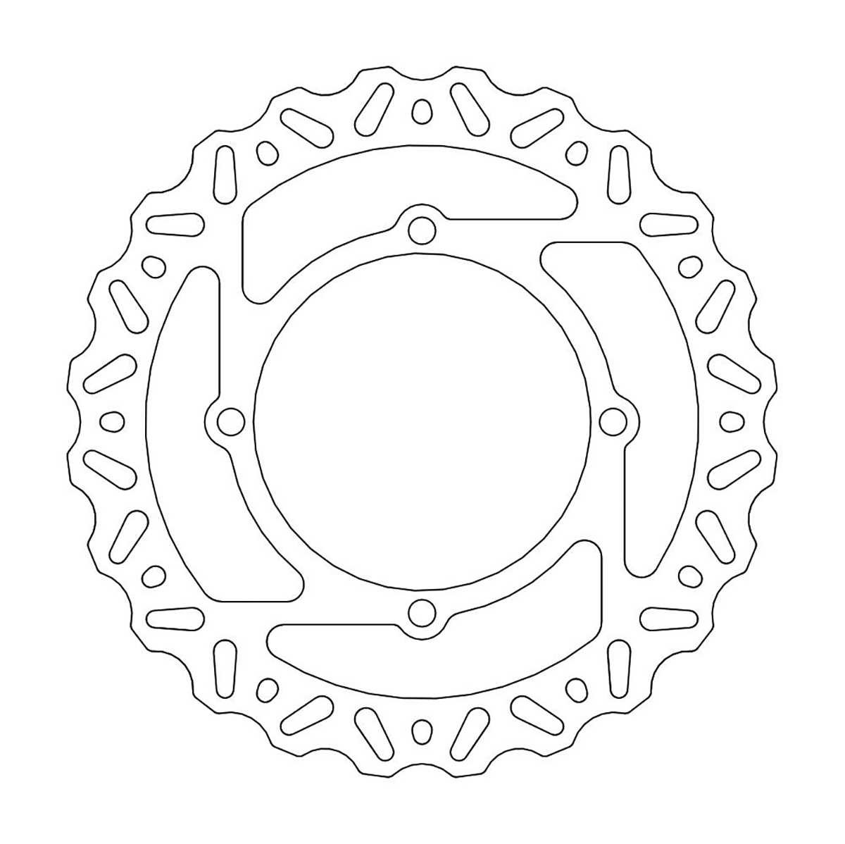 Moto-Master Front Brake Rotor - Yamaha YZ450F