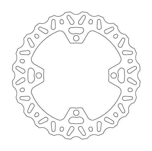 MOTO-MASTER Brake Rotor - Rear - Yamaha YZ450F