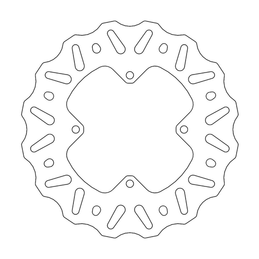MOTO-MASTER Brake Rotor - Rear - Yamaha YZ450F