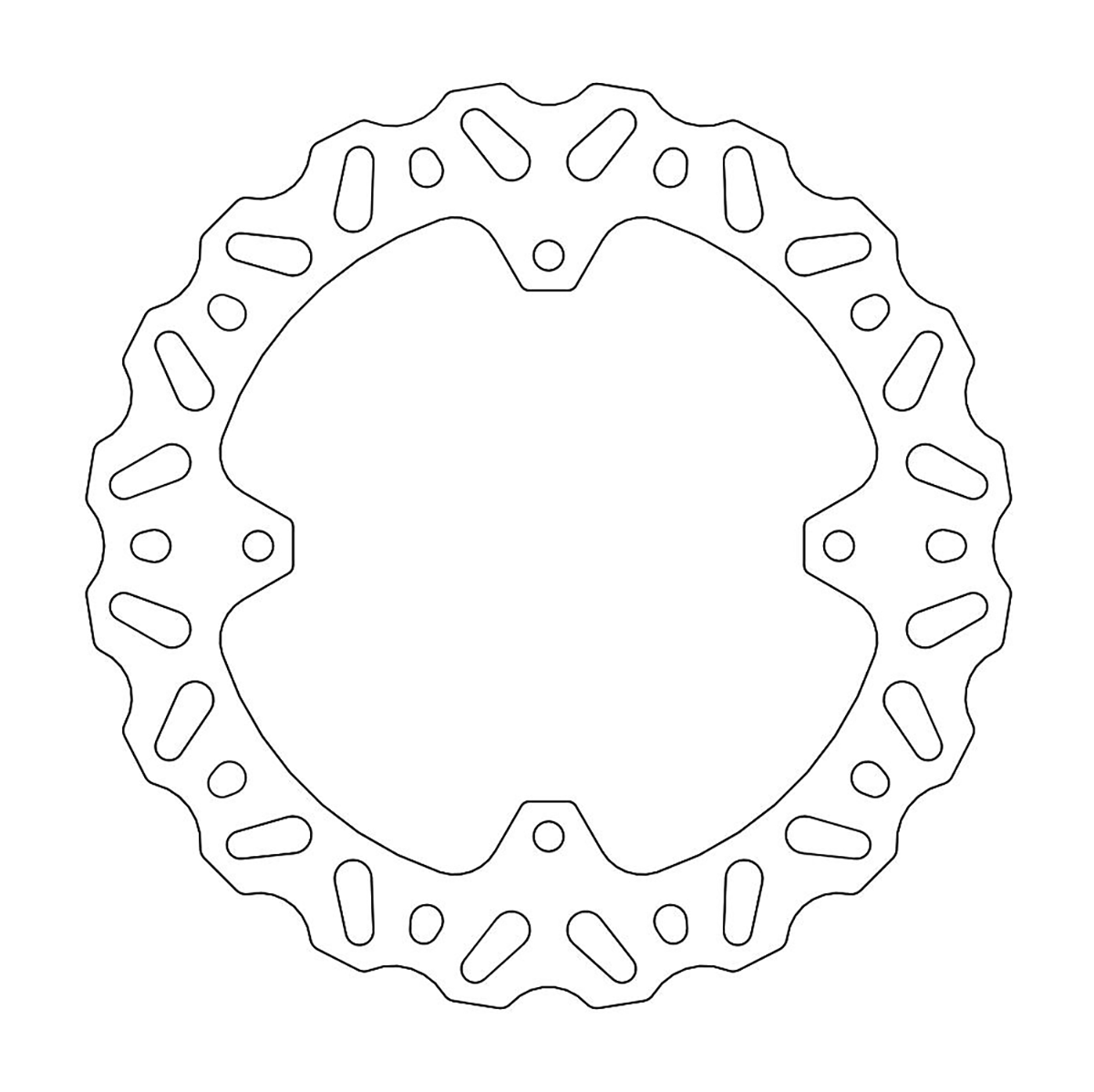 Moto-Master Brake Rotor - Rear - Yamaha YZ450F