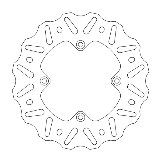 MOTO-MASTER Brake Rotor - Rear - Yamaha YZ450F