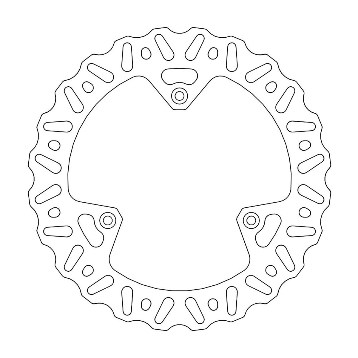 MOTO-MASTER Brake Rotor - Nitro 110373-PU