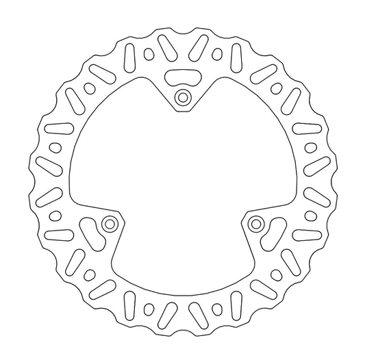 MOTO-MASTER Brake Rotor - Nitro 110373-PU
