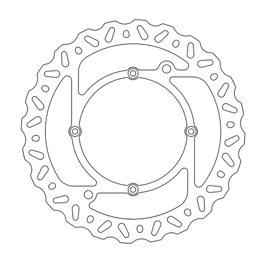 Moto-Master Front Brake Rotor - Nitro 110404-PU