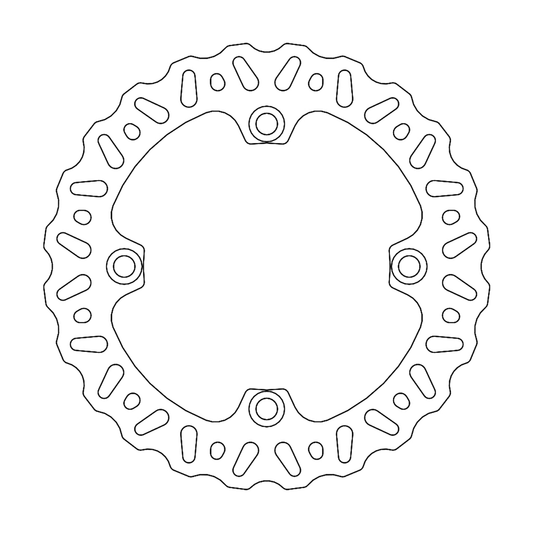 MOTO-MASTER Brake Rotor - Rear - Yamaha YZ450F