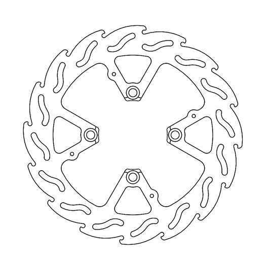 MOTO-MASTER Front Brake Rotor - Flame - Yamaha YZ450F