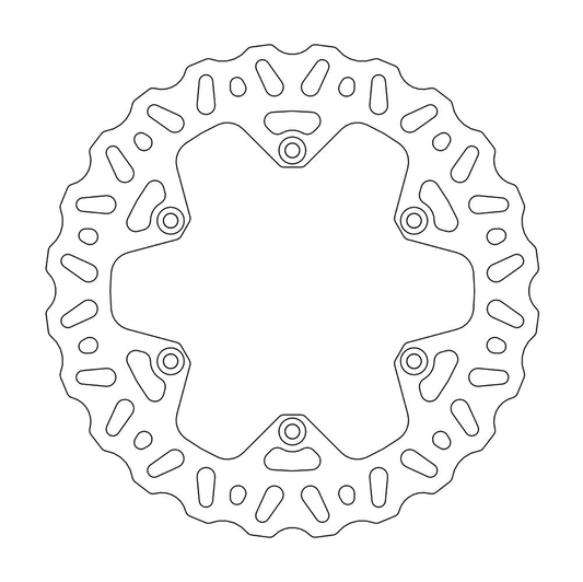 MOTO-MASTER Brake Rotor - Rear - Yamaha YZ450F