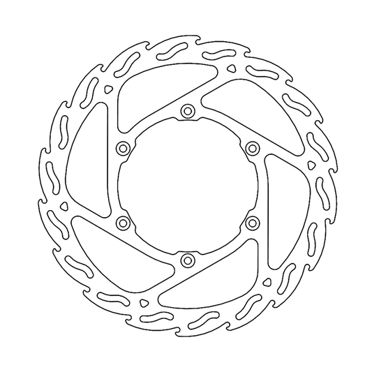 MOTO-MASTER Brake Rotor - Front - Flame 110676-PU