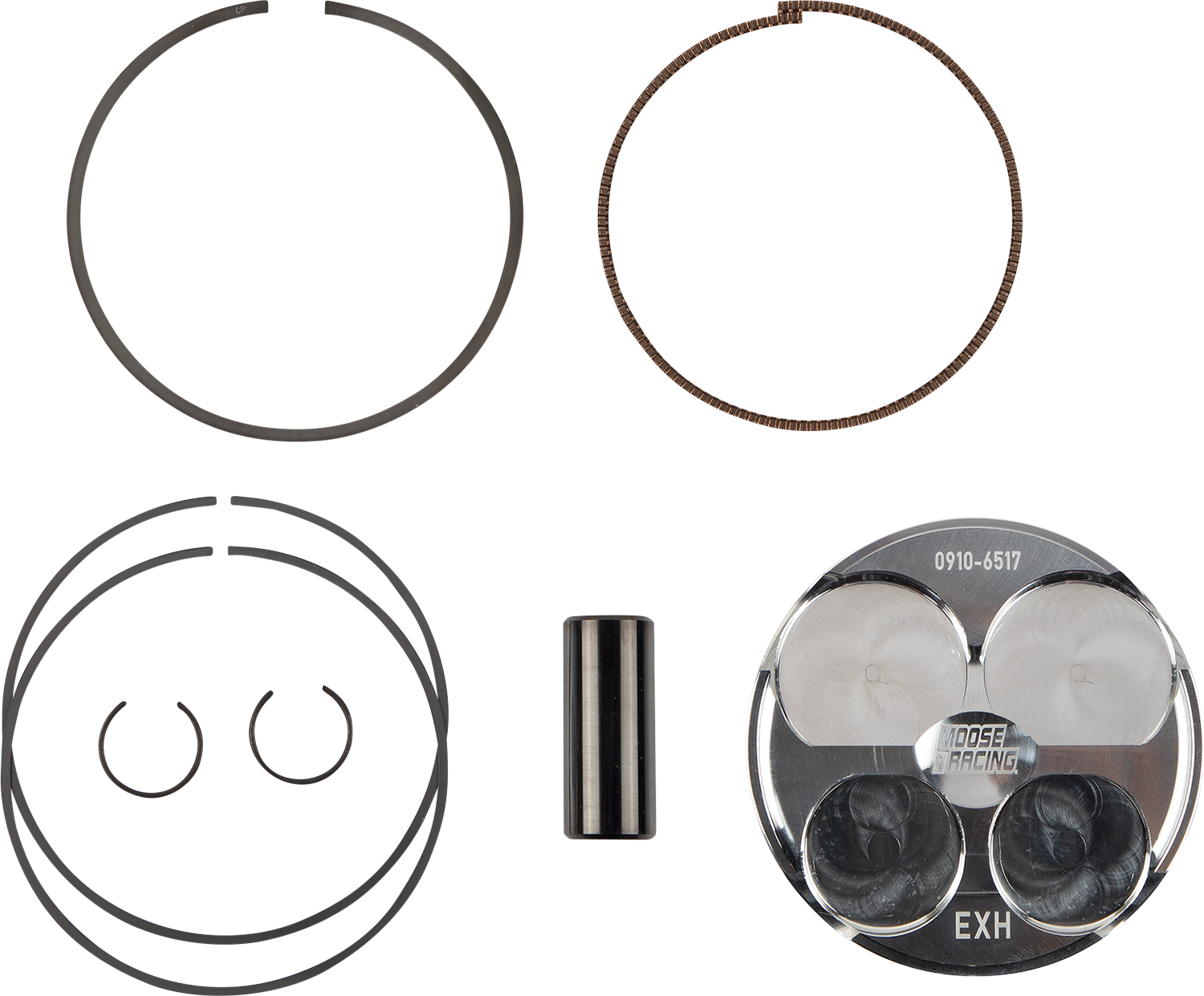 Moose Offroad 0910-6517 77.00mm Race Piston Kit Yamaha YZ250F Motocross Piston Race