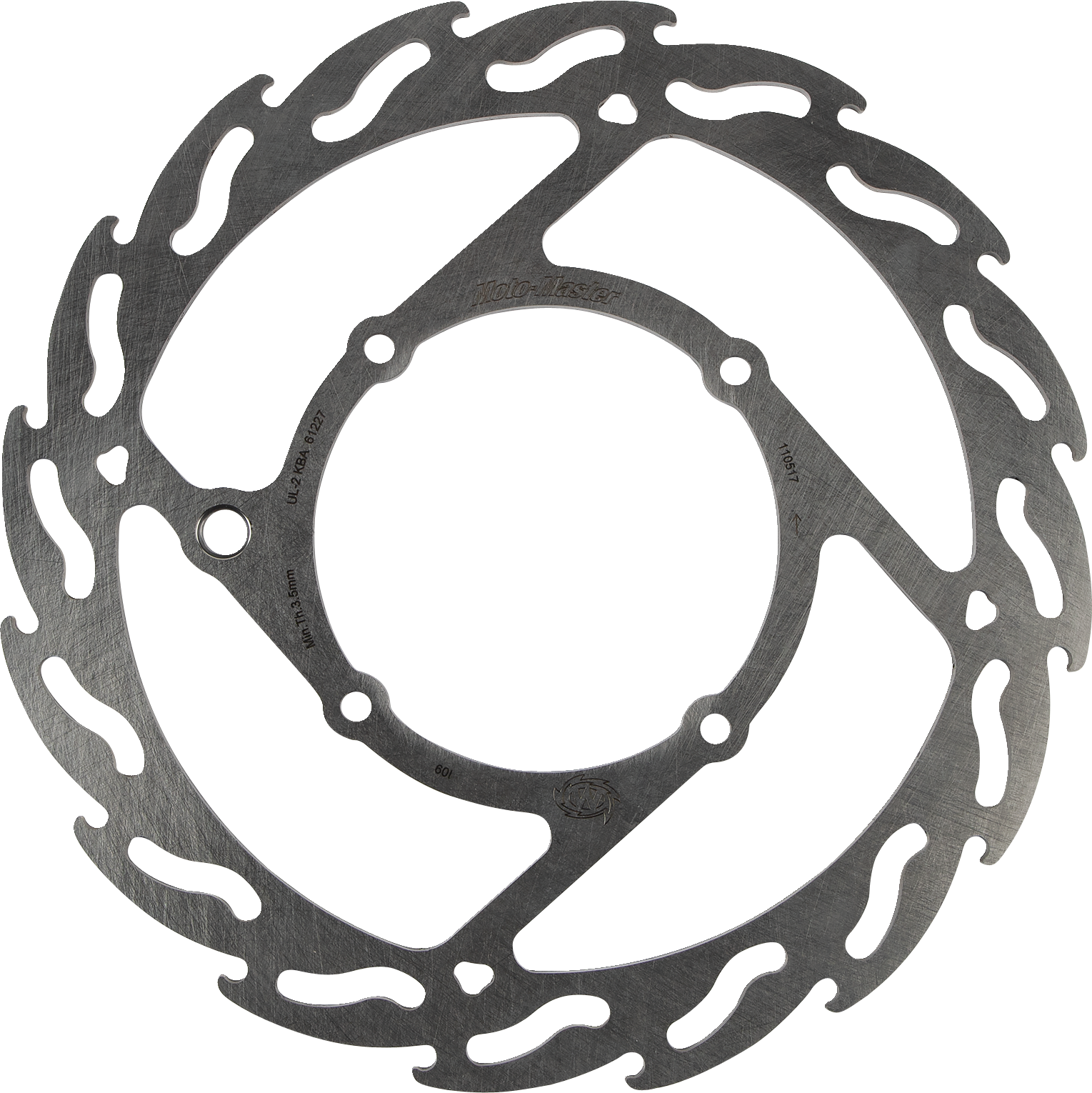 MOTO-MASTER Brake Rotor - Front - Flame 110517-PU