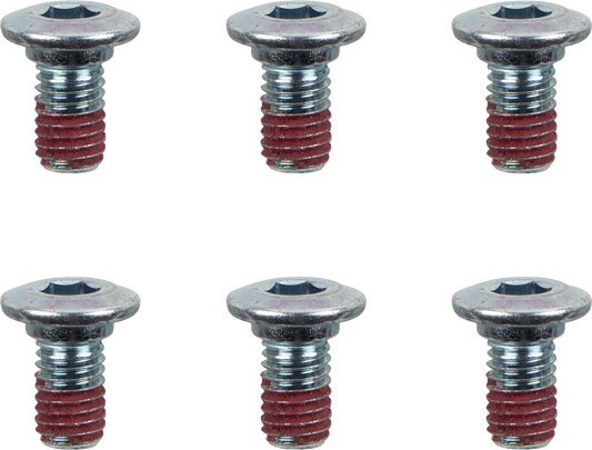 MOTO-MASTER Brake Rotor Bolt Kit - M8 x 15, 6-Pack