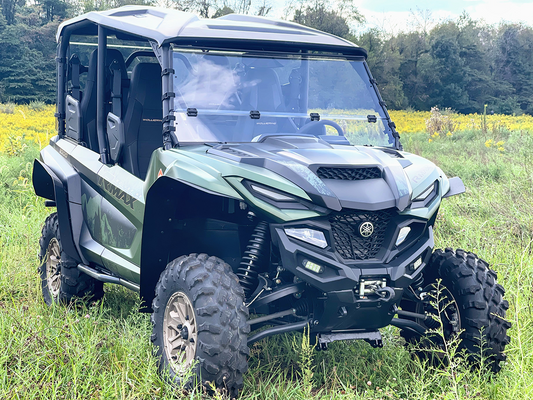 MOOSE OFFROAD 44-7504 Black HMW Polyethylene Fender Flare Set for Yamaha Wolverine RMAX4 1000 and X4 850 - Moto-House MX