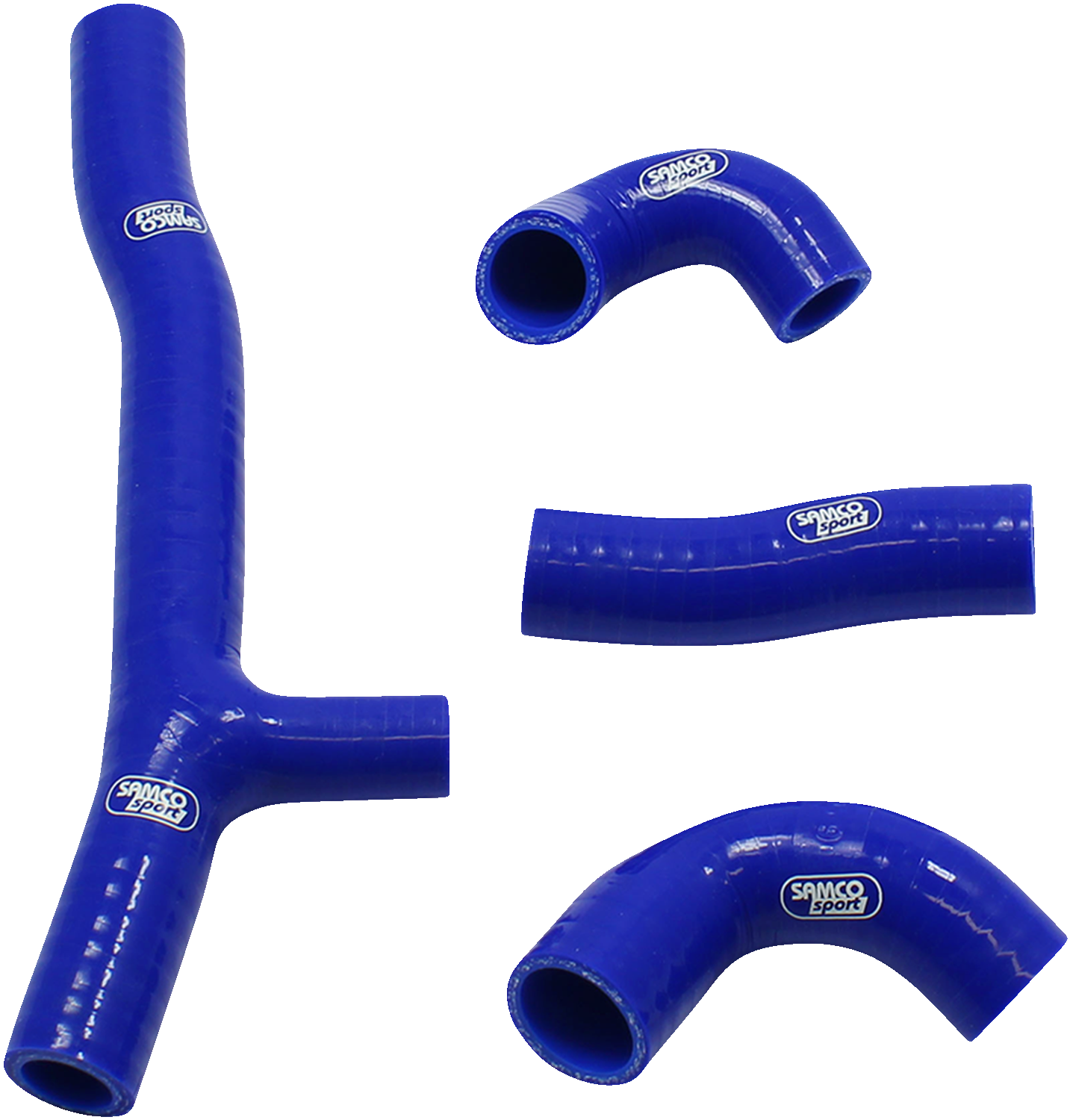 MOOSE OFFROAD KTM-113-BL Blue Silicone OEM Fit Radiator Hose Kit for KTM 300 XC-W TPI and Husqvarna TE300i - Moto-House MX