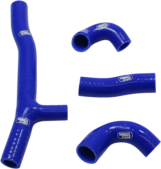 MOOSE OFFROAD KTM-113-BL Blue Silicone OEM Fit Radiator Hose Kit for KTM 300 XC-W TPI and Husqvarna TE300i - Moto-House MX