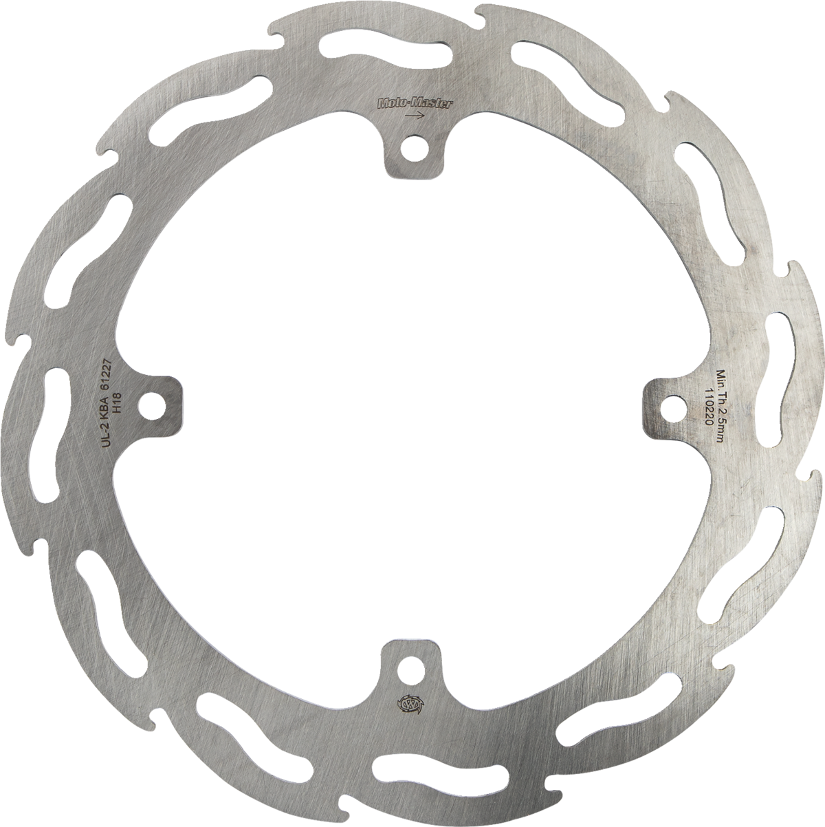 MOTO-MASTER Brake Rotor - Rear - Flame