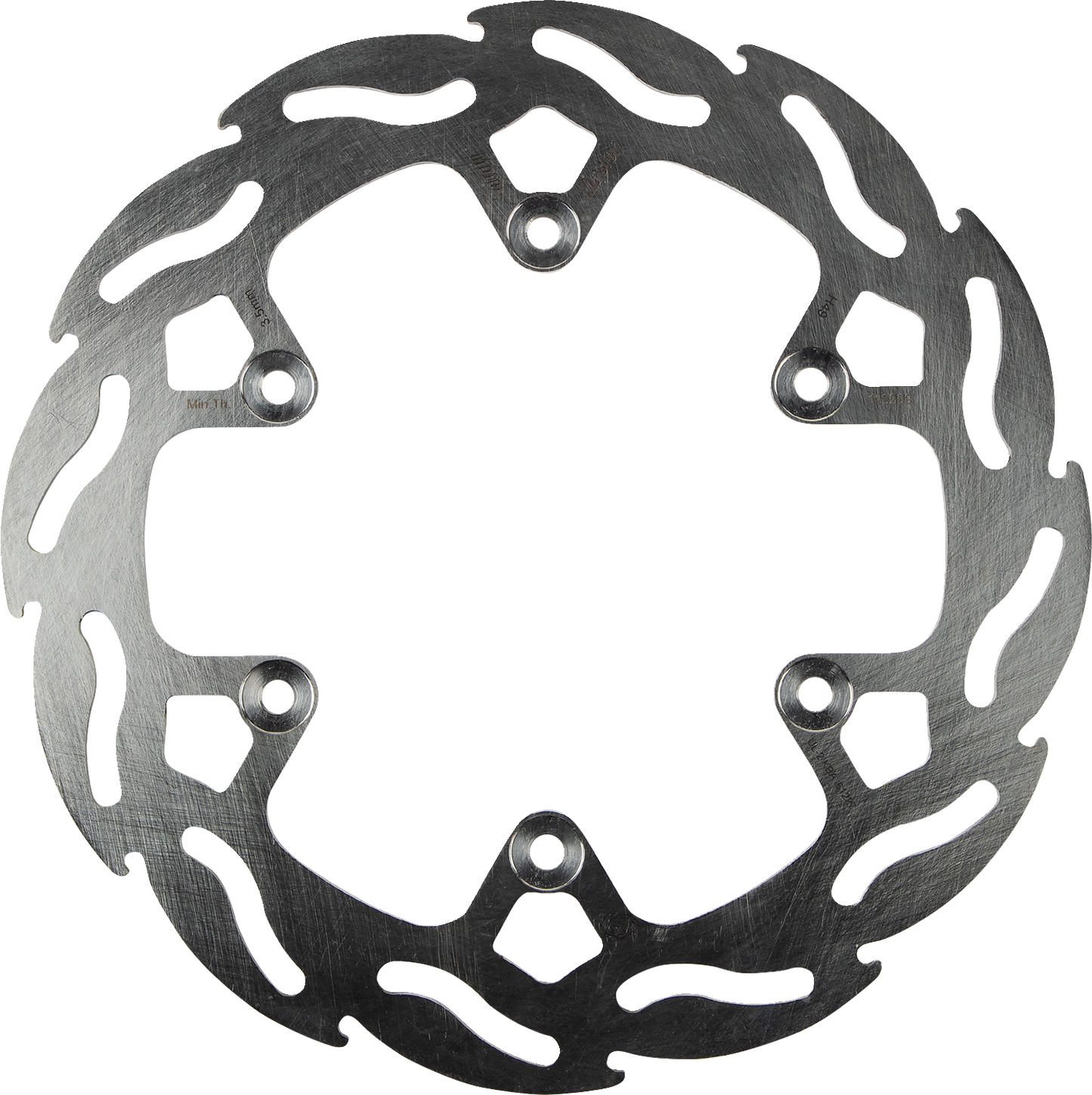 Moto-Master Brake Rotor - Rear - Flame 110209-PU