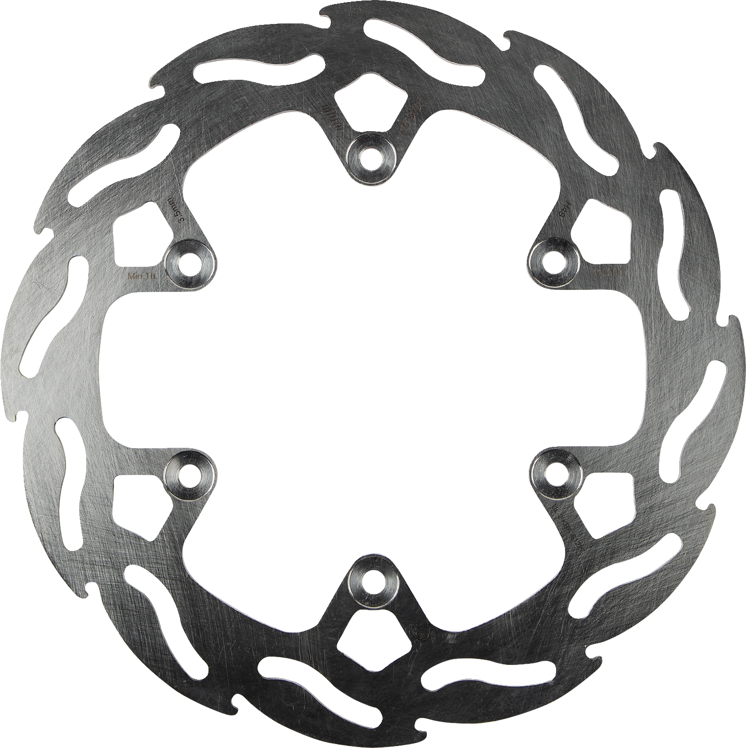 Moto-Master Brake Rotor - Rear - Flame 110209-PU