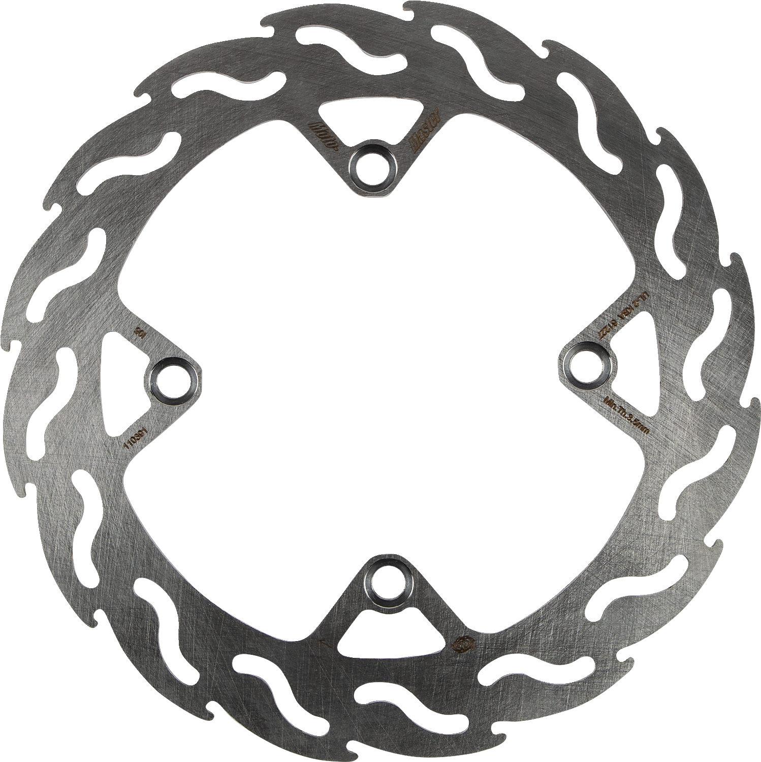 Moto-Master Brake Rotor - Rear - Flame 110391-PU