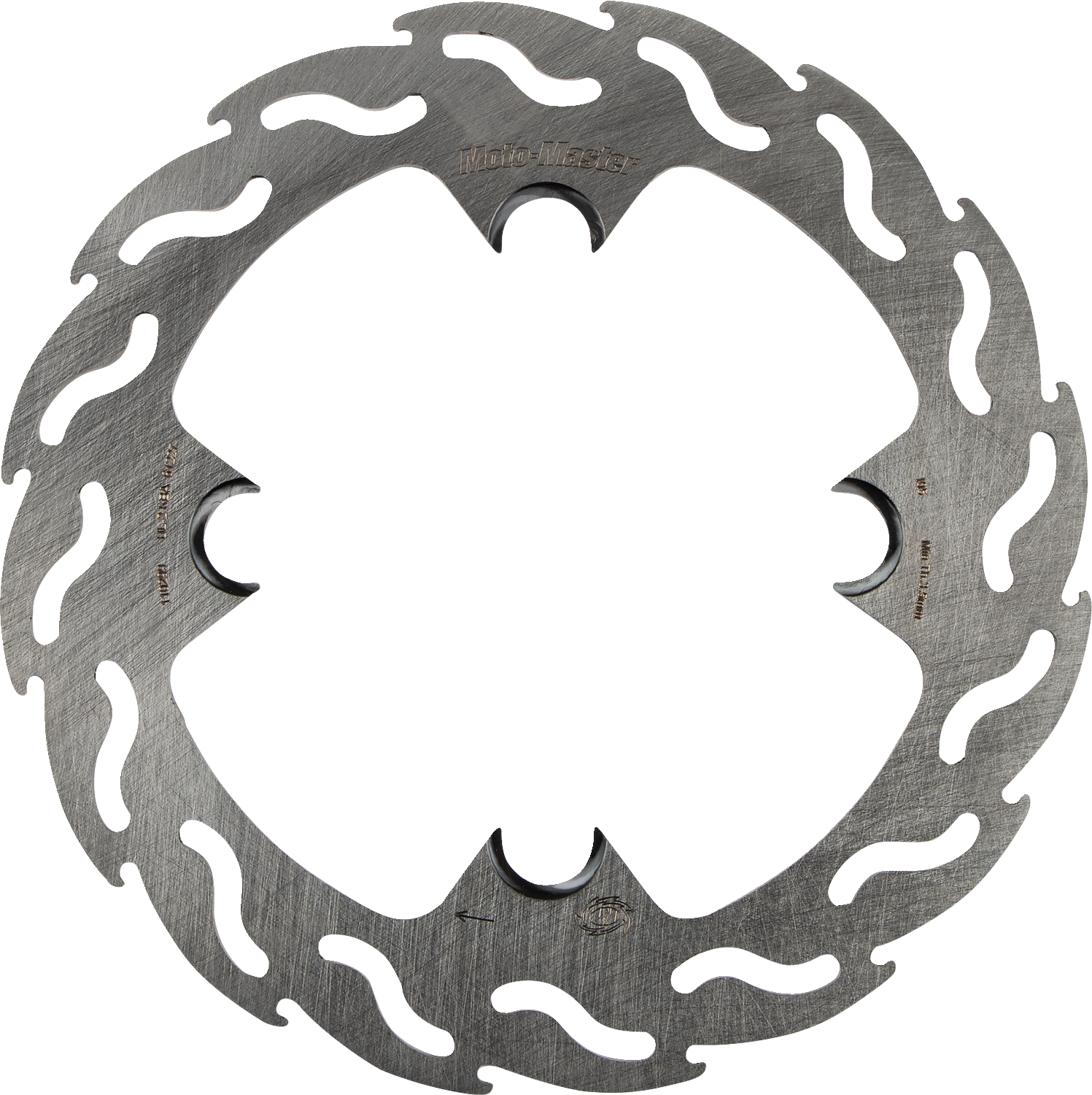 Moto-Master Brake Rotor - Rear - Flame 110299-PU