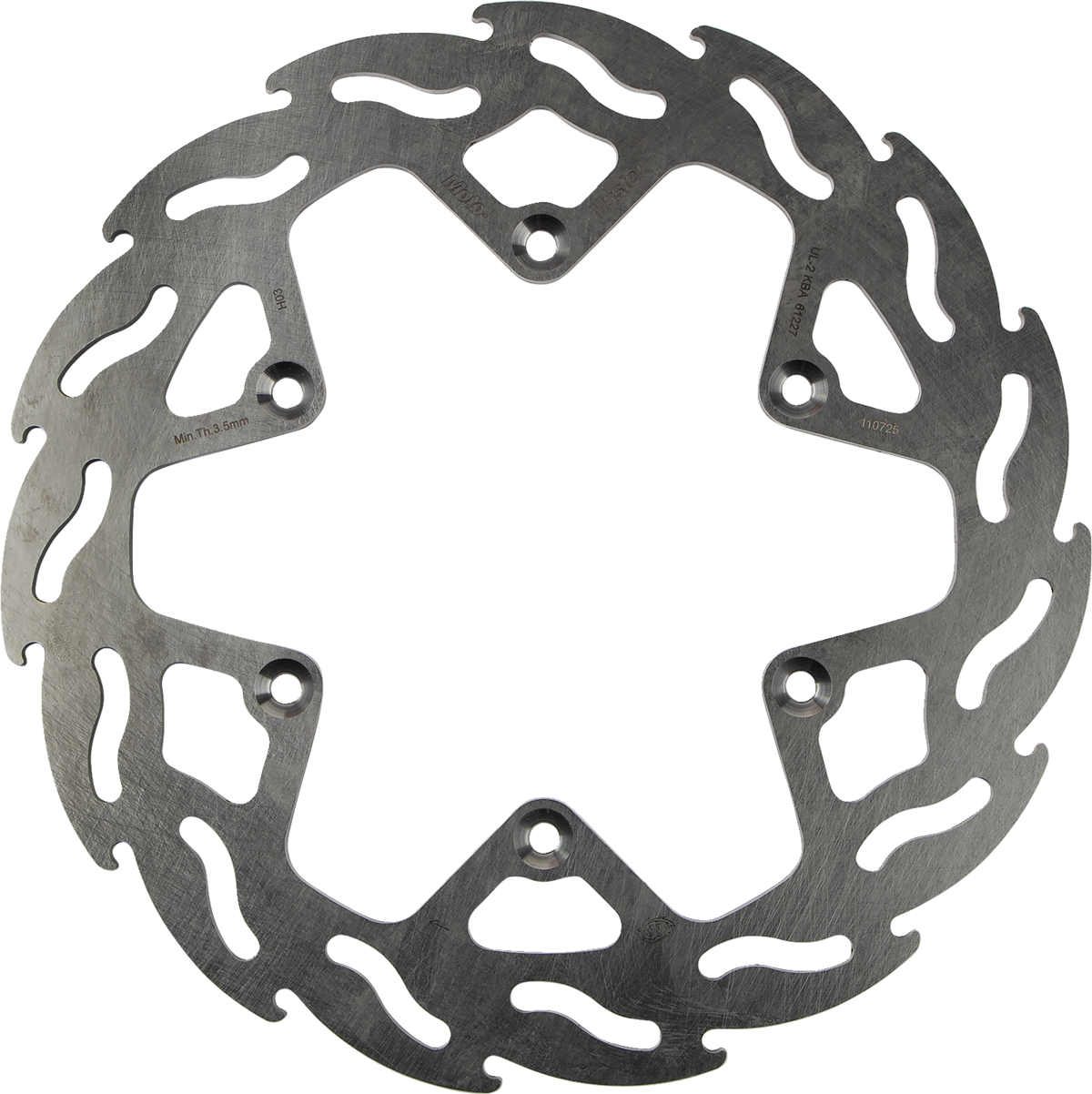 Moto-Master Brake Rotor - Rear - Flame 110725-PU