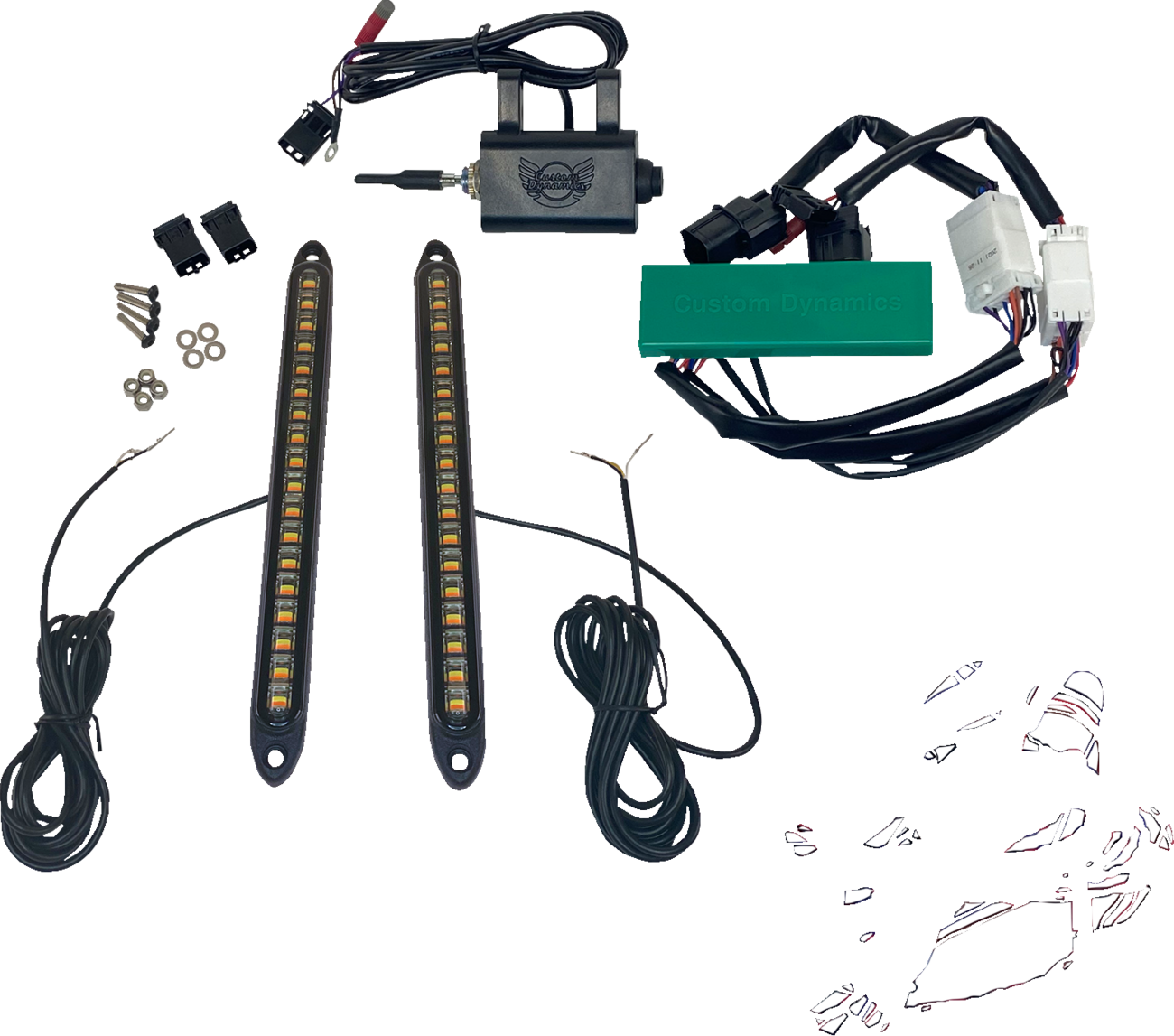 CUSTOM DYNAMICS CD-SXS-TA 2020-2024 Talon Front Rear LED Turn Signals