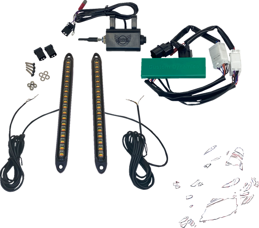 Custom Dynamics CD-SXS-TA Front and Rear LED Turn Signal Kit Honda Talon 1000 - Moto-House MX